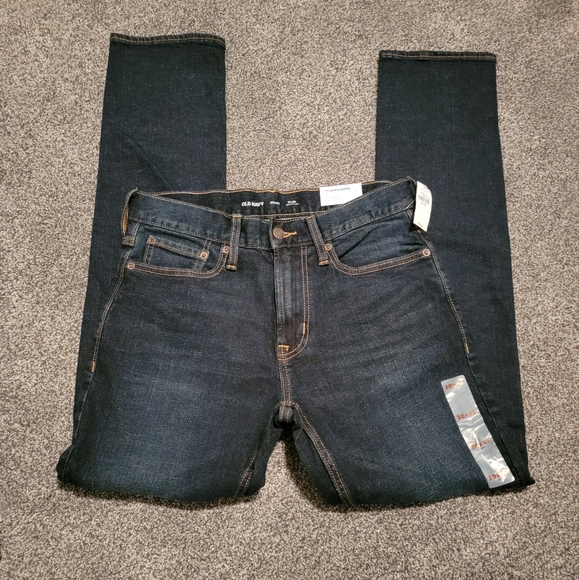NWT! Old Navy Slim Dark Denim - Picture 1 of 3
